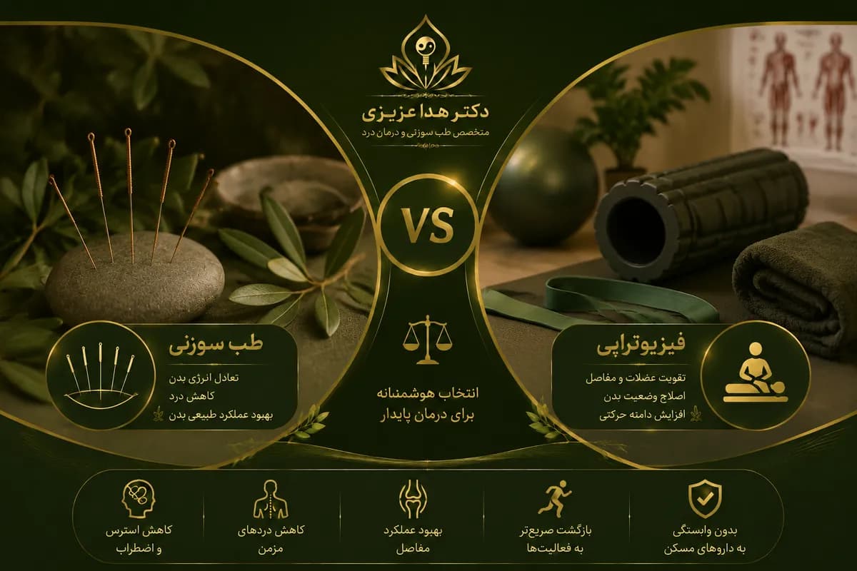 مقایسه طب سوزنی و فیزیوتراپی برای درمان دردهای مزمن